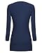 Bepei Women V Neck Long Sleeve Knit Tops Business Casual Wear Blouses Shirts
