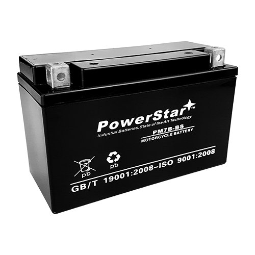 YT7B-BS CT7B-4 AGM Motorcycle ATV Battery Replacement for Yamaha