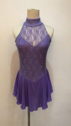Fashion Custom Figure Skating Dresses Girls Ice Skating Competition Dresses With Crystals A2269