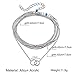 FAXHION Round Ring Multilayer Anklet - Silver Plated Chain Anklet - Anklets for Women,Summer Holiday Ankle Jewelry