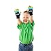 HITOP Led Gloves Kids, Light Up Gloves Finger Light Cool Toys Gift Stocking Stuffers for Boys Girls Age 5 6 7 8 9 10 Christmas Thanksgiving Birthday Glow Party Favor with Extra Batteries