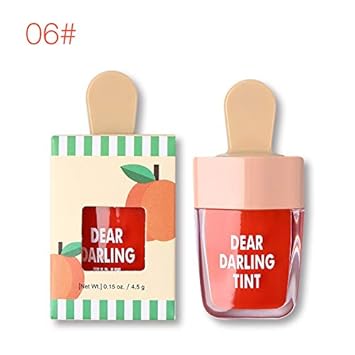 Amazoncom Ice Cream Waterproof Lip Tint 6 Colors Liquid