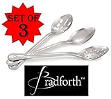 (3-piece) Bradforth Stainless Steel Serving Spoon Set (13