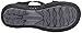 Skechers Women's Reggae Kooky Flat Sandal,black/grey,7 M US