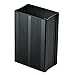 Eightwood Black Aluminum Power Amplifier Enclosure HIFI Electronic Project Box Case - 4.33
