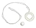 Shade Doctor of Maine Roller Window Shade White Rayon Double Crochet Ring Pull with HIGBEE Screw Button from