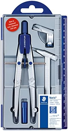 Noris 550 Set compasso metallo – mine & prolunga, Ø 395 mm