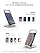 Wireless Charger, Seneo Qi-Certified 10W Fast Wireless Charger for Galaxy Note10/Note 9/S10/S9/S8, Standard for iPhone XR/XS MAX/XS/X/8/8Plus/LG V30/V40/Google Pixel 3, WaveStand 014(No AC Adapter)