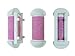 Foot Love Electric Rechargeable Pedicure Tool with 4 Rollers and Travel Case - Pink