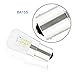 JOMITOP AC/DC 12V BA15S Led Light Bulb S8 Bayonet Base Non-Dimmable 2W Waterproof Lamp CRI80 for Boat, RV, Auto Car Soft Warm White Pack of 2