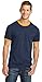 Port & Company Core Cotton Ringer Tee. PC54R Navy/Gold