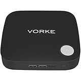 VORKE Windows MINI PC Intel Apollo Lake J3455 4K@60hz 4G RAM 64GB SSD 802.11AC WIFI Gigabit LAN Wake-on LAN Bluetooth4.2 HDMI &amp; VGA Output USB3.0 (V1 Plus)