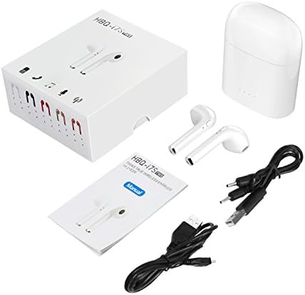 Bluetooth Headphones, Wireless Earbuds Stereo Earphone Cordless Sport Headsets for 8 plus, X, 7, 7 plus, 6s, 6S Plus-White