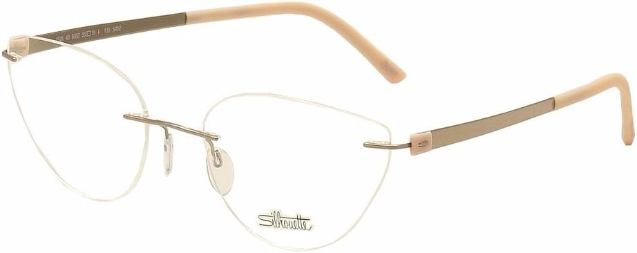 Silhouette Eyeglasses Titan Accent Chassis 5452 6052 Pink Optical Frame 19x145mm