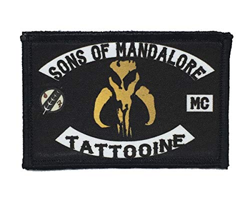 Sons of Mandalore Star Wars Boba Fett Morale Patch 2x3