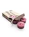 Apple Afternoon Premium Tealight Candles - Highly Scented with Essential & Natural Oils - 6 Dark Red Tea Lights - Beautiful Candlelight - Made in The USA - Fruit & Berry Collection