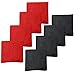 Play Platoon Premium Weather Resistant Duck Cloth Cornhole Bags - Set of 8 Bean Bags for Corn Hole Game - 4 Red & 4 Black...