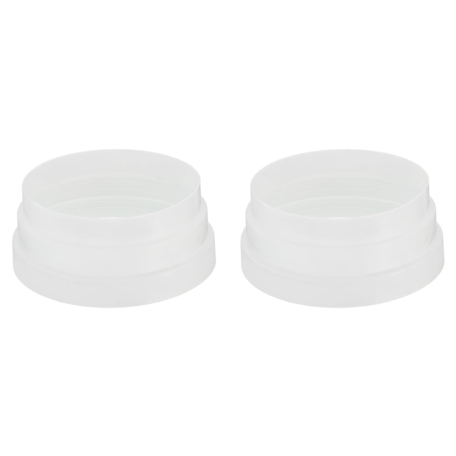 Photo 1 of PATIKIL 7" to 6.7" to 6" Duct Reducer, 2 Pack Duct Connector Ducting Inline Adapter Increaser ABS Plastic Vent for HVAC Heating Cooling Air Ventilation