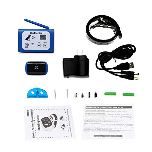 2019 Wireless Electric Dog Fence System Outdoor Invisible Wireless Dog Fence Containment System 550YD Remote Control with Rechargeable Waterproof Receiver Beep/Shock/Static Mode Dogs - Thumbnail 4