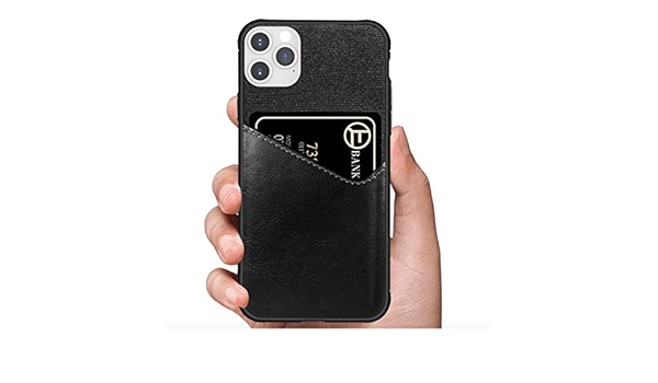 Capa Com Porta Cartão Para Apple iPhone 11 Pro Max - Preta | Amazon.com.br
