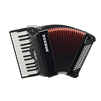 ACORDEON-CROMATICO-Hohner-A16961-Bravo-II-60-Bajos-Negro-con-Funda-de-Calidad