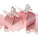 Fvstar 50pcs Baby Shower Butterfly Favour Gift Candy Boxes Wedding Favors and Gifts for Wedding
