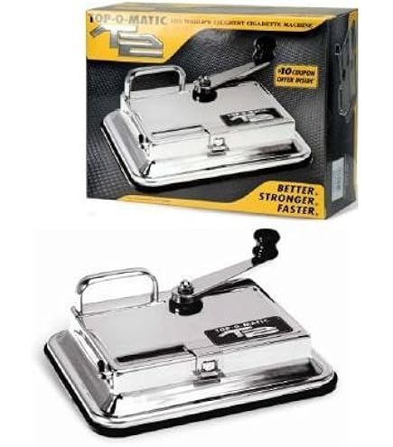 Amazon.com: New Top-O-Matic Cigarette Rolling Machine : Health & Household