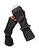 Novawo Women Fashion Arm Warmers Long Fingerless Gloves Winter Warm Knitted Gloves