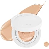 Parnell Cicamanu Serum Cushion - Moisturizing Foundation for Soothing, Coverage, Glass Skin and Lightweight for Sensitive and Dry Skin Pearl Skin (0.52 Fl Oz) (23N)