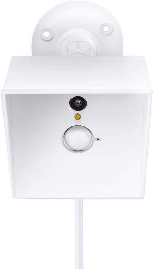 Swee Adjustable Blink Indoor and Outdoor Wall Mount Cover Case White Color Wall Mount 360 Degree Mounting Bracket for Blink Indoor Home Security Camera System
