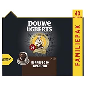 Douwe Egberts Espresso Krachtig Koffiecups, 5 x 40 Cups