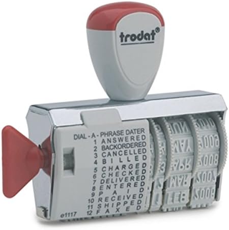 Trodat 1117 Dial-a-Phrase Dater with 4mm Date