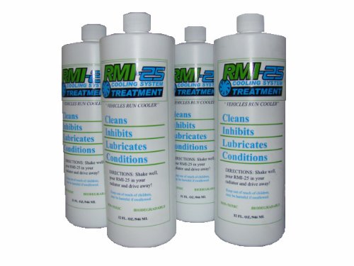 RMI-25 Cooling System Treatment Gallon (4 Quart Bottles) (Best Cooling System Additive)