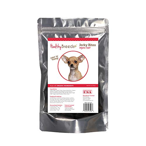 Healthy Breeds Chihuahua Jerky Bites Beef Recipe Dog Treats 5 oz