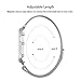 For Apple Watch Band 42mm Upgraded Stainless Steel Magnetic iwatchband with Metal Case for Apple Watch Series 3 Series 2 Series 1 Protective Bumper Replacement Strap Silver