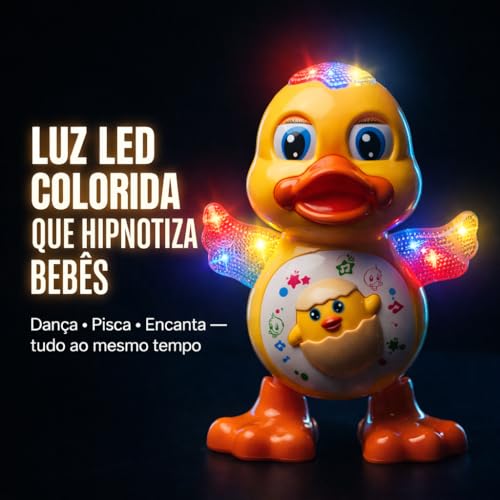 Kit Brinquedos Pato Dançante Caranguejo Fujão Infantil Aleatório
