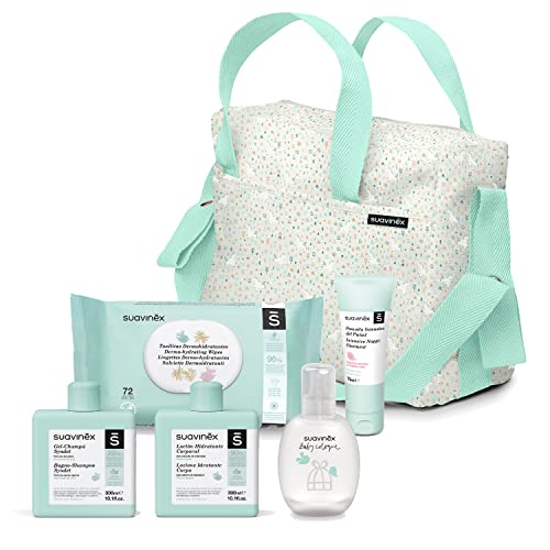BOLSO COSMÉTICA BEBÉ MINT set 6 pz