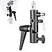Selens H-Type Camera Flash Bracket 180°Swivel Mount Umbrella Holder with 1/4