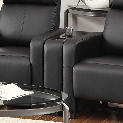 Toohey Home Theater Console Table Black Pricepulse