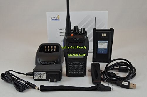 CS750 UHF Analog/Digital 4 Watt DMR Radio with Programmable keypad and LCD Display