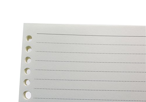 Aimeio 20 Holes Filler Paper Loose Leaf Paper Insert Refills for Binders Notebooks Planners,Lined Pages,60 Sheets,5.59" X 8.26"
