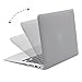 MOSISO Compatible with MacBook Air 13 inch Case (Models: A1369 & A1466, Older Version 2010-2017 Release), Protective Plastic Hard Shell Case & Keyboard Cover & Screen Protector, Neutral Gray