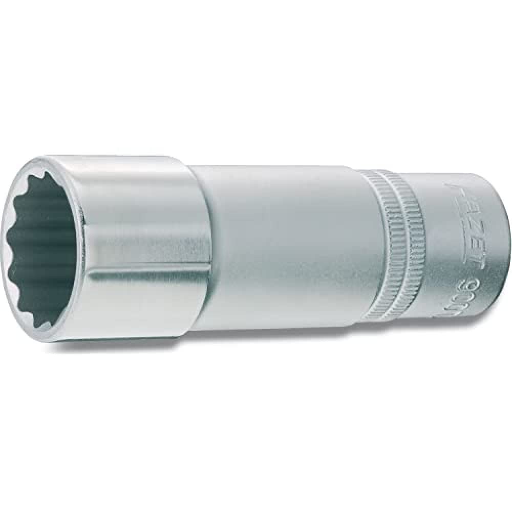 HAZET 900TZ-18 85 mm 12-Point Traction Profile Socket - Chrome-Plated/Polished — image 1