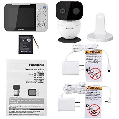 Panasonic Baby Monitor with Camera and Audio, Color Video