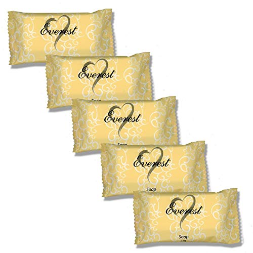 Everest Soap Bars 100 pack 22 grams (.78oz) Individually Wrapped Travel Soap Bar Amenities for Hotels & Motels,Resorts, Guests Toiletries, Bulk Discount Price, Made of Coconut Oil(cocos nucifera oil)