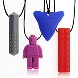 tuxepoc sensory toys for kids with autism,Sensory Chew Necklaces for Kids,Autism