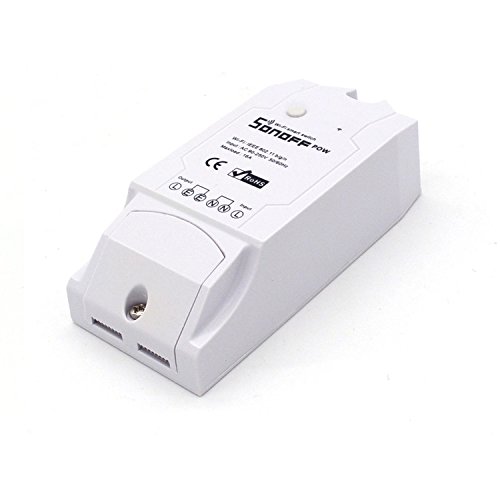 ITead Sonoff Pow WiFi Wireless Switch With Power Consumption Measurement, Control Lights and Appliances from Phone, Manage Energy for DIY Smart Home