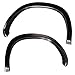 Fender Flares Compatible With 2002-2008 Dodge Ram 1500 2003-2009 Ram 2500 3500, Factory Style Matte Black Finish PP Wheel Cover Protector Vent Trim by IKON MOTORSPORTS, 2003 2004 2005 2006 2007