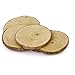 Tinksky 20pcs 5-6CM Wood Slices Log Discs for DIY Crafts Wedding Centerpieces