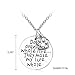 Luvalti Personalized Necklace with Text “Dogs aren't My Whole Life.They Make My Life Whole!” - 17.5'' Chain - Paw Print Pendant